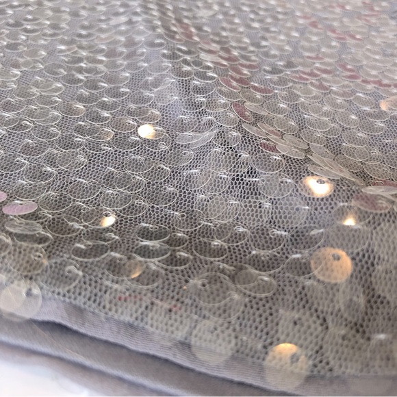 Express gray sequin top - Picture 2 of 3